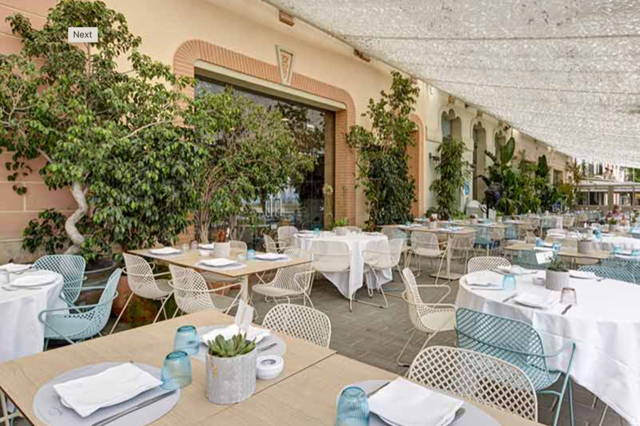 BYNCK Restaurant buiten KALMA Sitges 4*